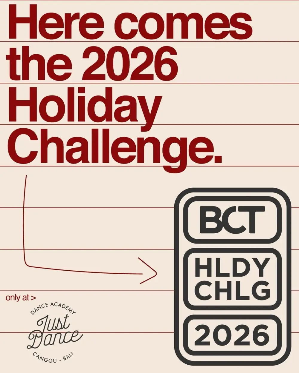 Holiday Challenge at Just Dance Bali