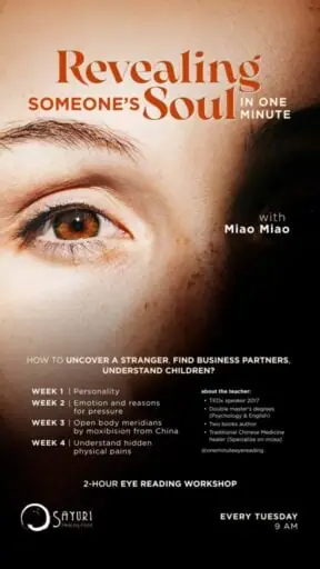 1-Minute Eye Reading and Moxa Reading Workshop w/ Miao Miao