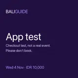 Bali Guide App Test