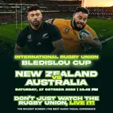 International Rugby Union Bledisloe Cup: New Zealand vs Australia
