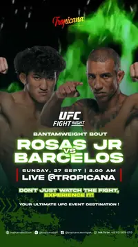 UFC Fight Night: Rosas Jr. vs. Barcelos