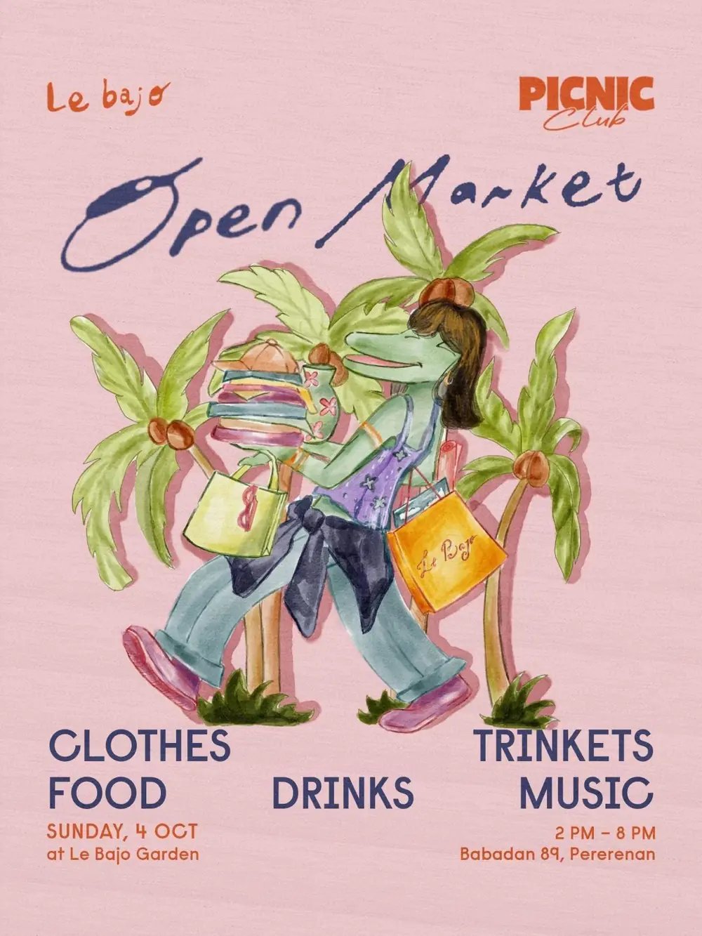 Picnic Club Open Market at Le Bajo Bali