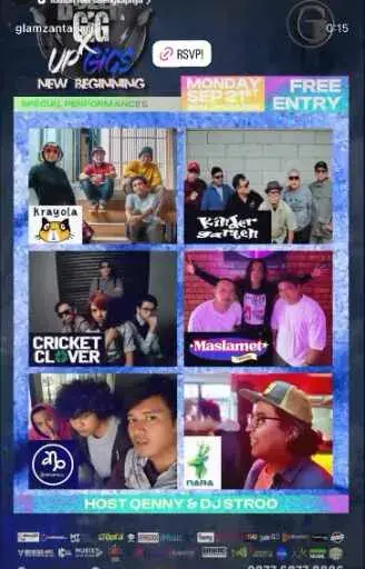 Up Gigs @ Glamz Antasari
