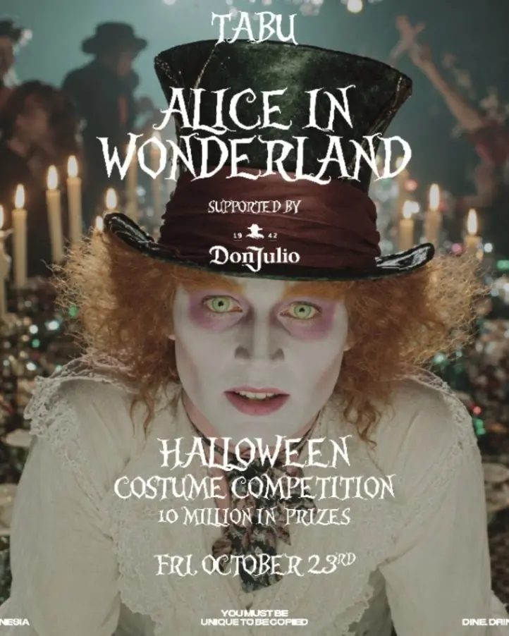 ALICE IN WONDERLAND - TABU FRIDAY 23
