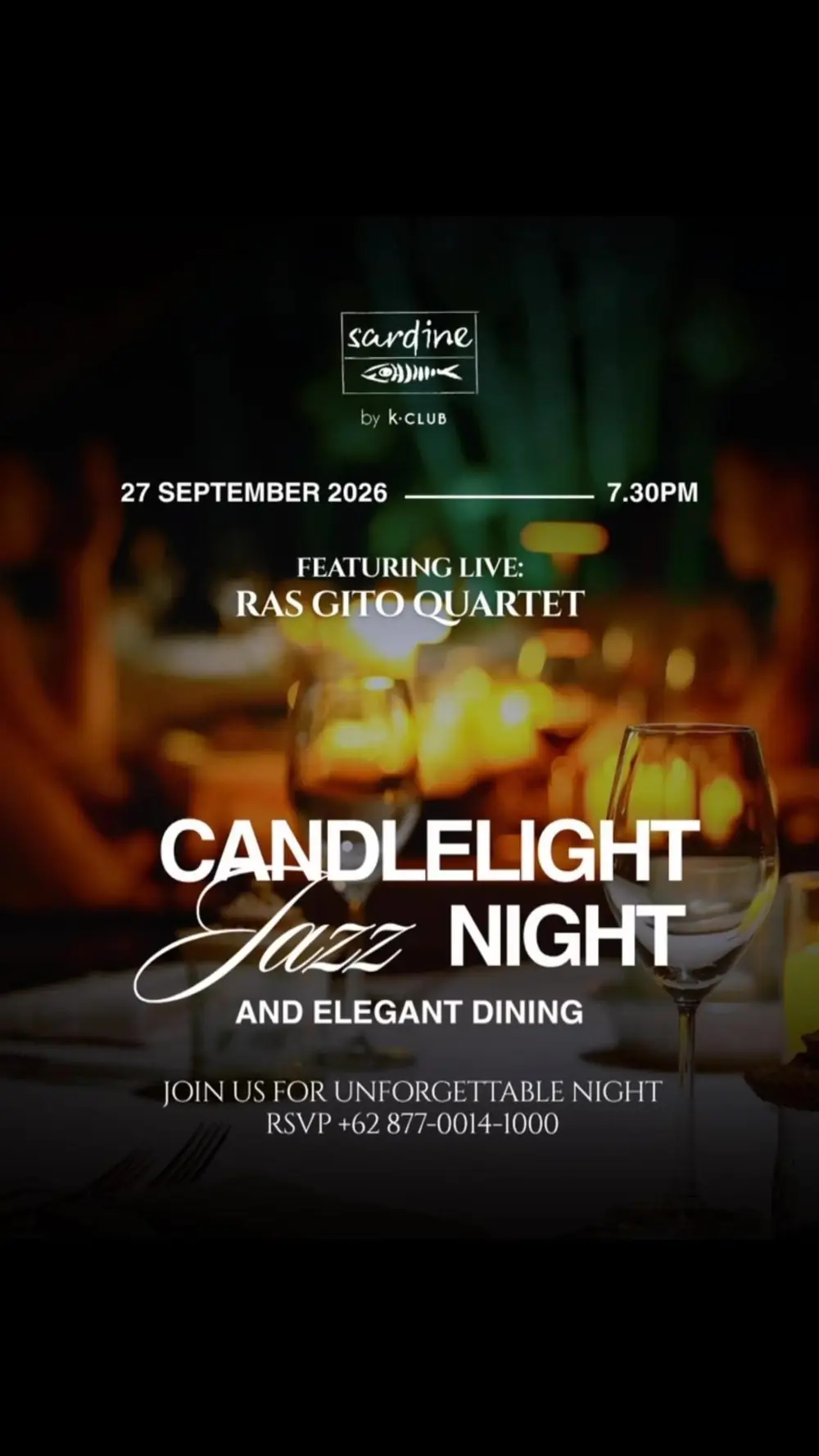Candlelight Dinner with Ras Gito Quartet