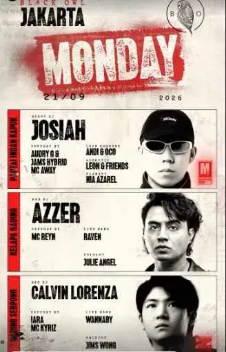 Josiah, Audry G & Jams Hybrid @ Black Owl Pantai Indah Kapuk