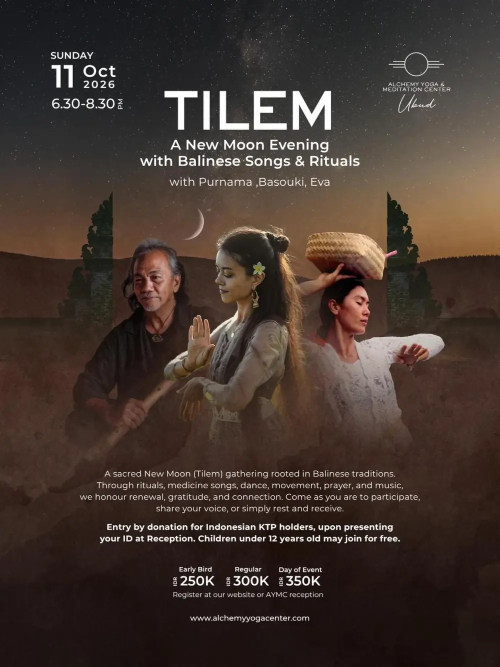 Tilem: New Moon Ceremony with Lady Mega and Basouki at Alchemy Ubud