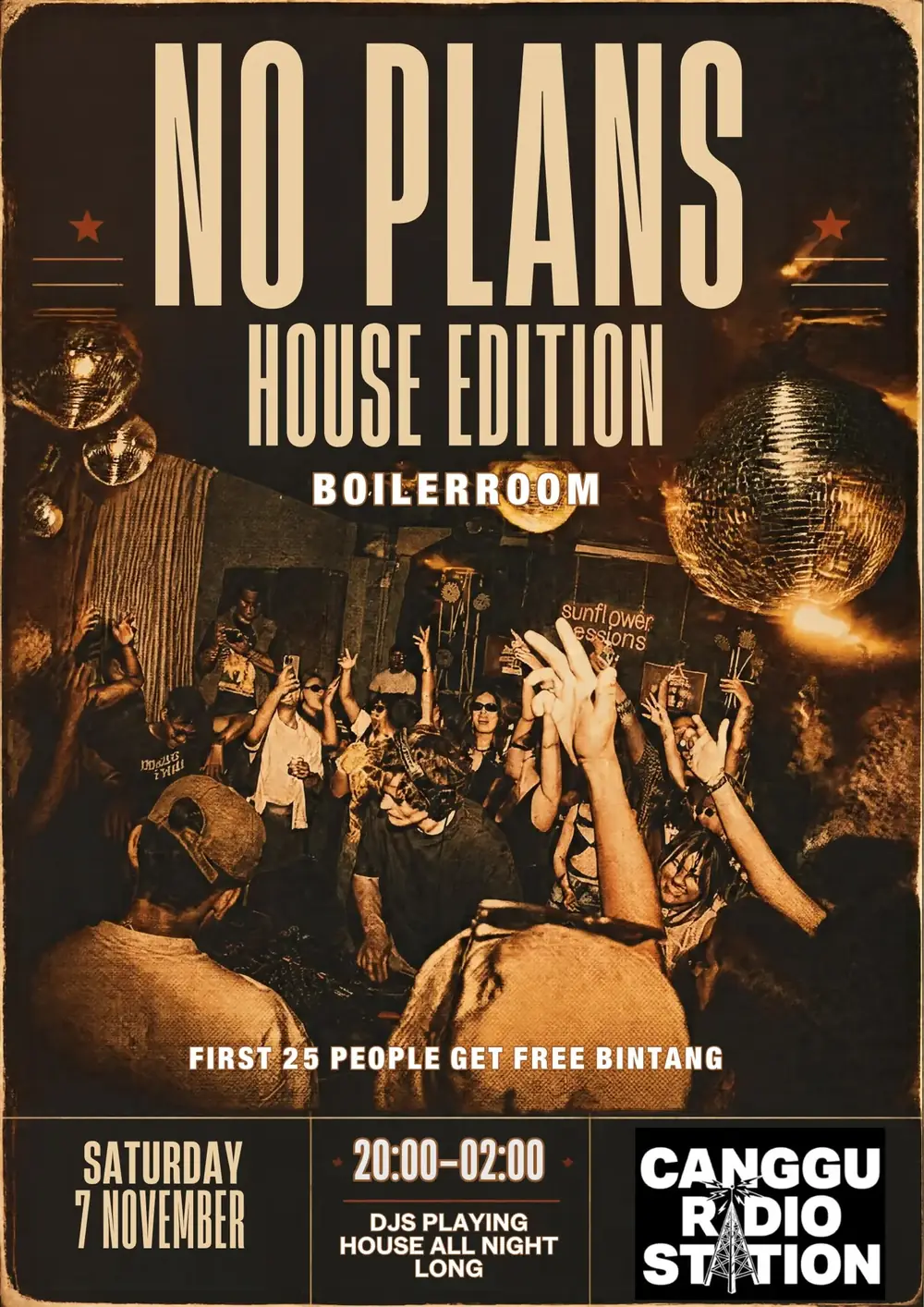 HOUSE MUSIC NIGHT @ CANGGU RADIO STATION