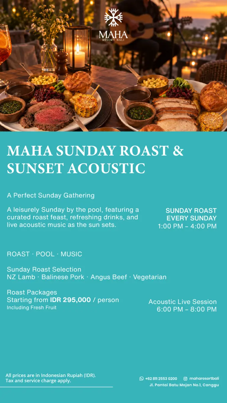Maha Sunday Roast & Sunset Acoustic