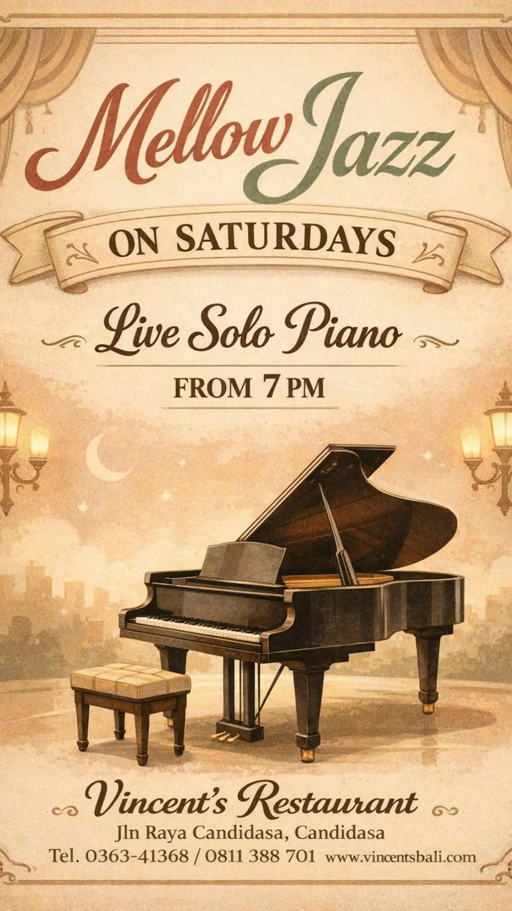 Mellow Jazz Live Solo Piano