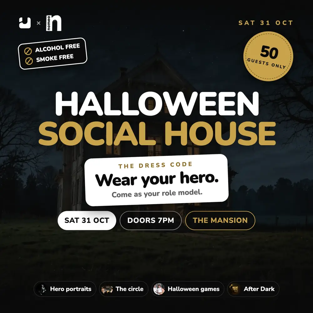 Halloween Social House · Come as Your Hero · Private Villa Canggu