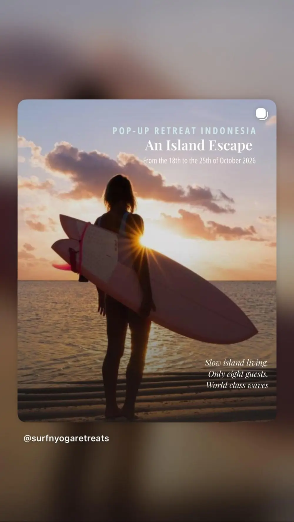 Surf & Yoga Pop-Up Retreat