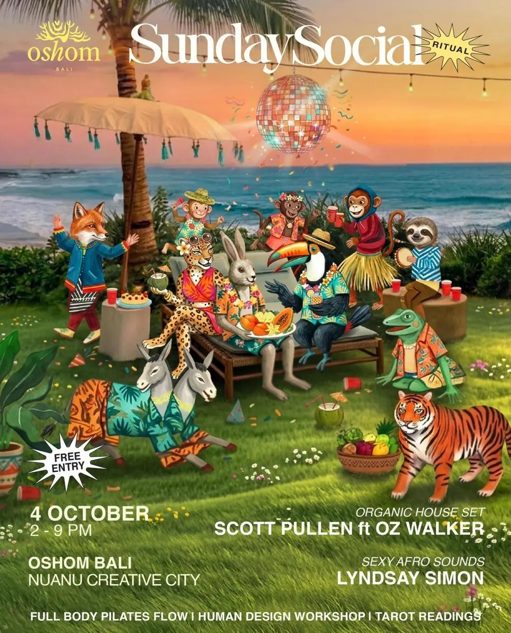 Sunday Social Ritual at Oshom Bali