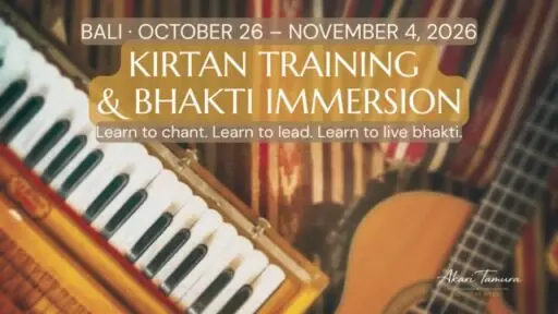 10-Day Kirtan Training & Bhakti Immersion in Ubud