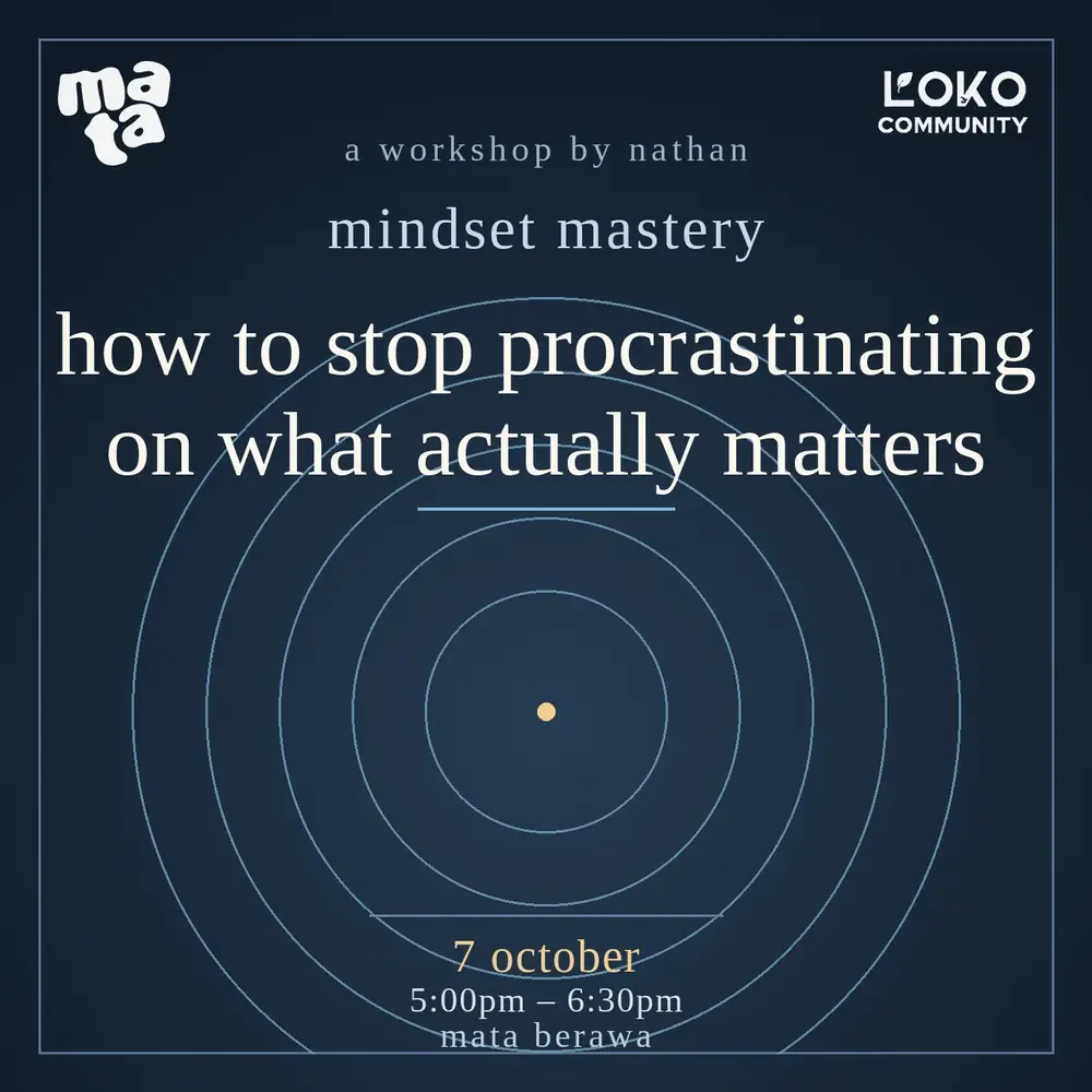 Mindset Mastery: How to Stop Procrastinating on What Actually Matters