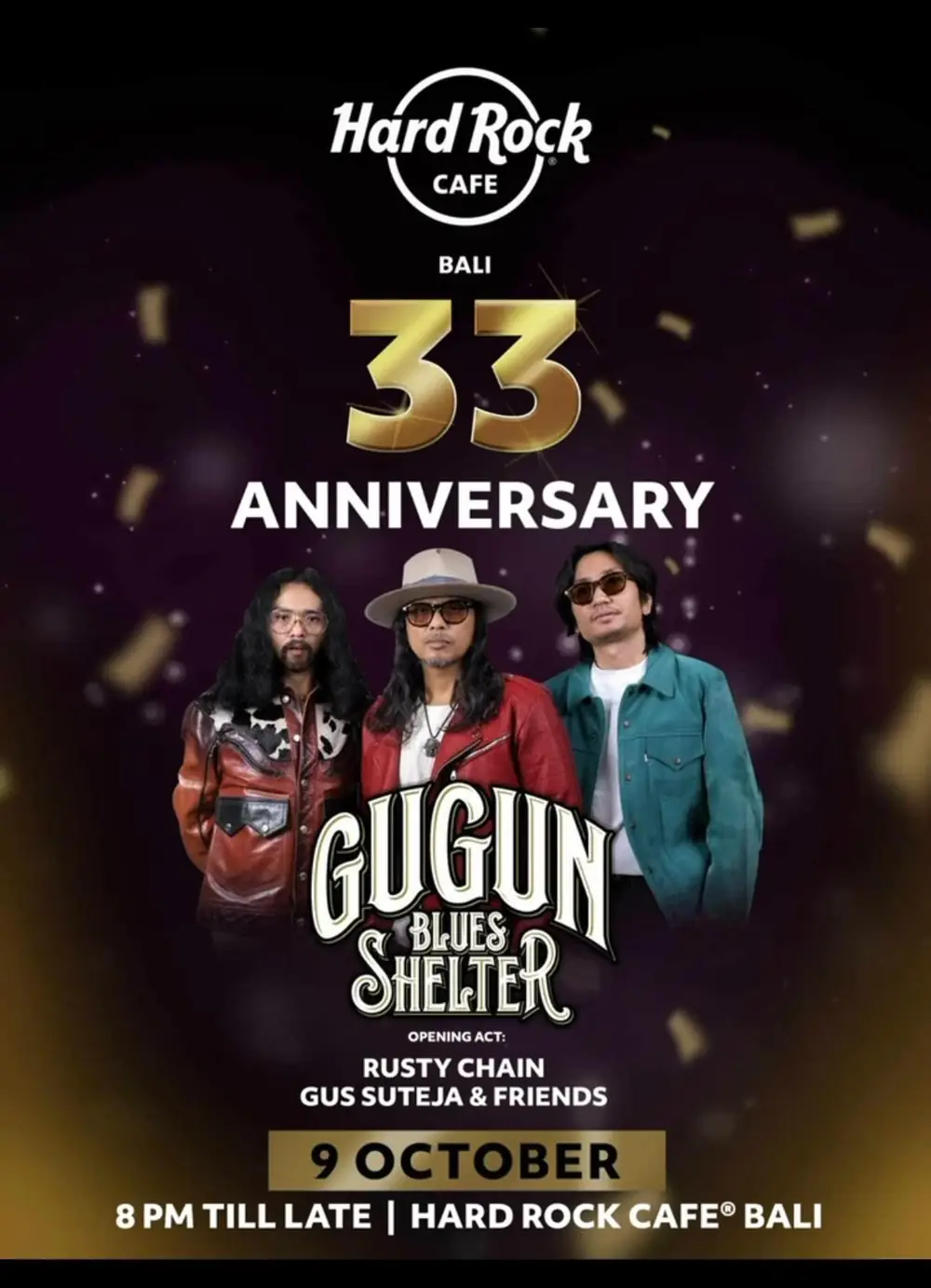 Hard Rock Cafe Bali 33rd Anniversary