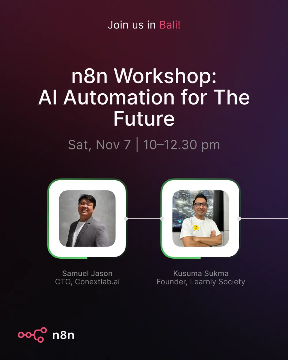 n8n Workshop Bali: AI Automation for The Future