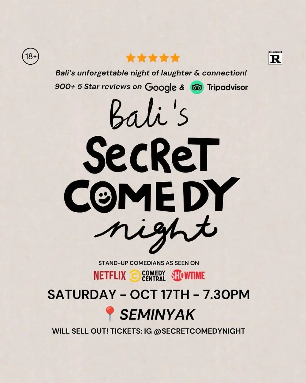 Bali's Secret Comedy Night