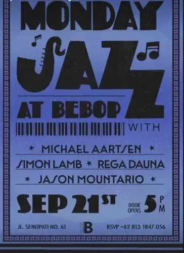 Michael Aartsen, Simon Lamb & Rega Dauna +1 @ Bebop