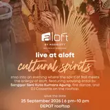 Live at Aloft Cultural Spirits
