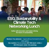 ESG, Sustainability & Climate Tech Networking Lunch