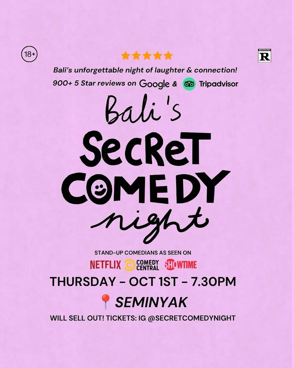 Bali's Secret Comedy Night