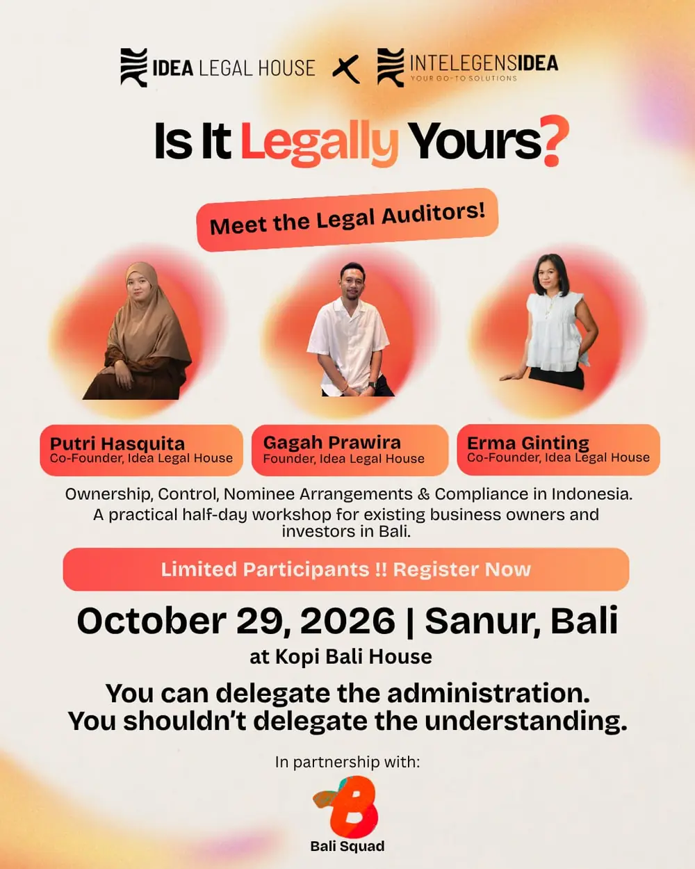Is It Legally Yours?
